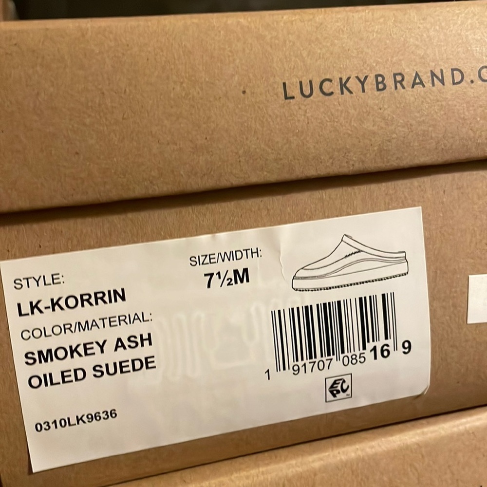 MAKE OFFER! NIB LUCKY BRAND Korrin Faux Fur - Lined Suede Shoes new 7.5 - 8 - Picture 5 of 8